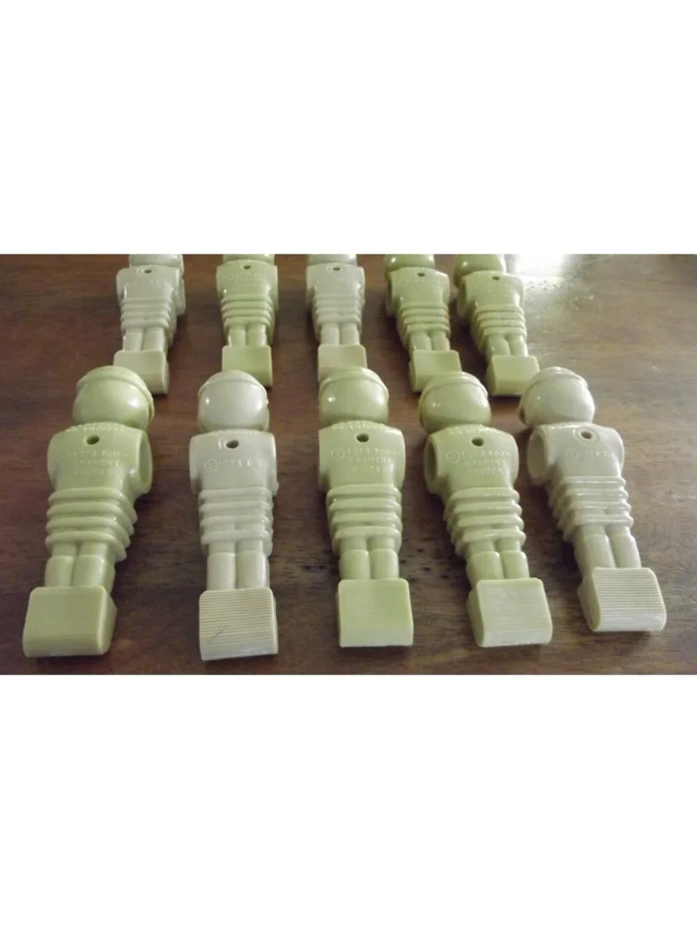 Tournament Foosball Replacement Players (lot of 10) Vintage 1978 Soccer Man Men